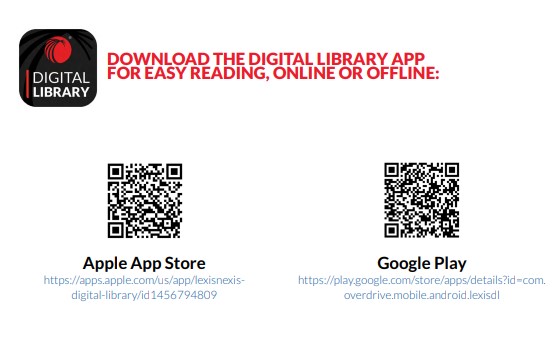 Lexis Digital Library QRs